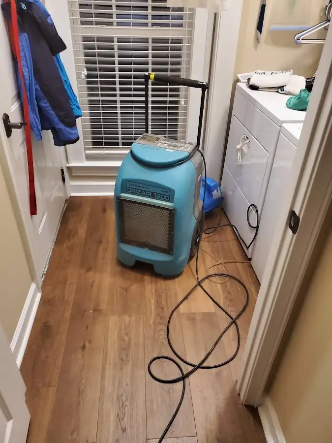 Commercial dehumidifier deployed for Flood Damage Cleanup in Sulphur